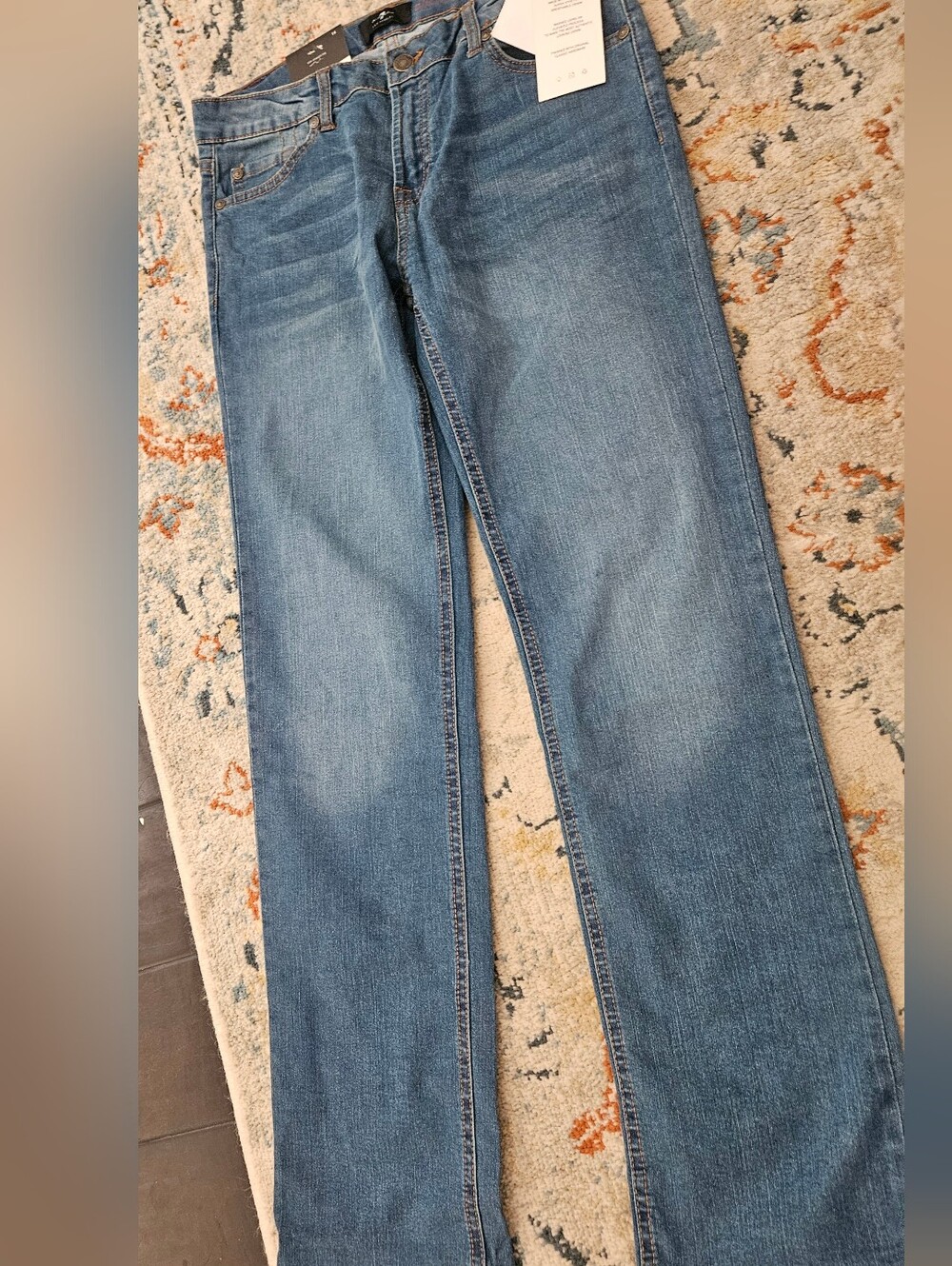 NWT 7 For All Mankind Slimmy Jeans Size 14 Girls / Fits Women 26 Petite